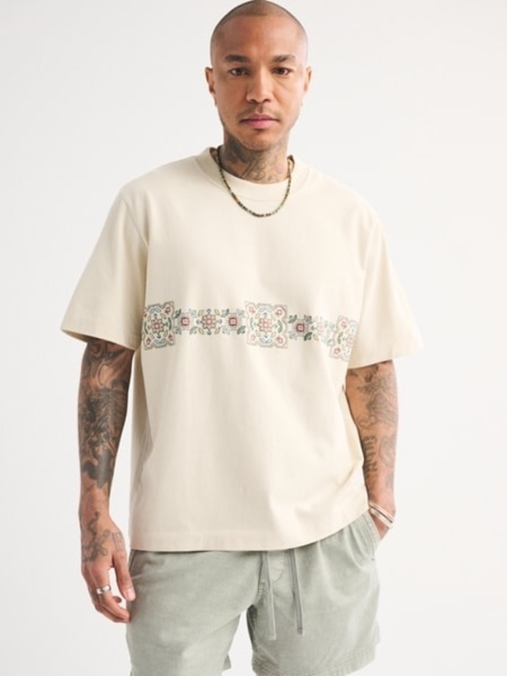 Abercrombie & Fitch Premium Heavyweight 2.0 Tee Size Small